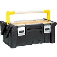 Kunststoff-Werkzeugkasten mit Herausnehmbaren Boxen - 21 l von Perel