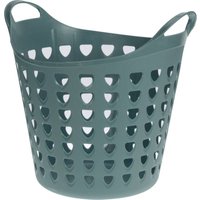 Flexibler Wäschekorb aus Kunststoff, 26 l von STORAGE SOLUTIONS