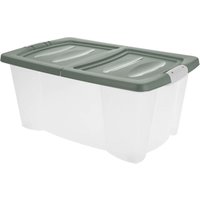 Kunststoffbox auf Rollen, mit Deckel, 45 l von STORAGE SOLUTIONS