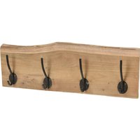 Storage Solutions - Hakenleiste, 4 Metallhaken, 50 cm von STORAGE SOLUTIONS