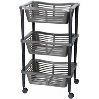 Storage Solutions - Trolley Universal Trolley für Bad, Bücherregal, Schrank - 3 Ebenen - Storagesolutions von STORAGE SOLUTIONS