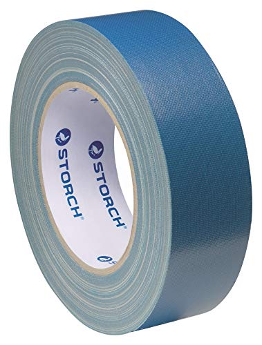 STORCH 2x Powertape Gewebeband Das dünne Blaue 25mm x 50m Putzband Putzerband Bautenschutzband Schutzband Klebeband von STORCH