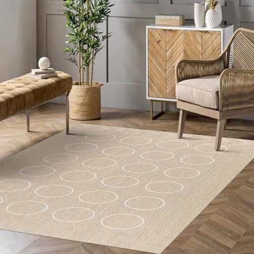 STORESDECO In & Outdoor Teppich 120x180cm - Wetterfeste Teppiche für Balkon & Terrasse - Waschbarer Küchenteppich & Läufer für Flur Wohnzimmer Esszimmer mit Rutschfester Unterseite -Made in Europe von STORESDECO