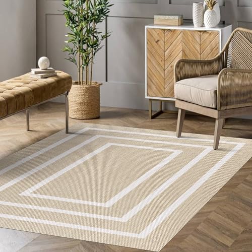 STORESDECO In & Outdoor Teppich 140 x 200cm - Wetterfeste Teppiche für Balkon & Terrasse - Waschbarer Küchenteppich & Läufer für Flur Wohnzimmer Esszimmer mit Rutschfester Unterseite - Made in Europe STORESDECO In & Outdoor Teppich 140 x 200cm - Wetterfeste Teppiche für Balkon & Terrasse - Waschbarer Küchenteppich & Läufer für Flur Wohnzimmer Esszimmer mit Rutschfester Unterseite - Made in Europe von STORESDECO