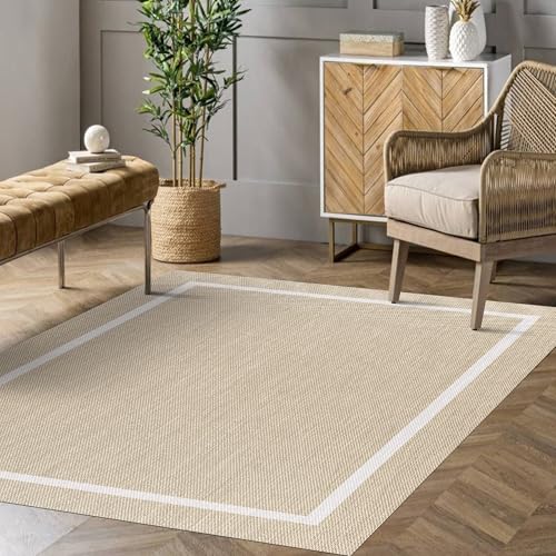 STORESDECO In & Outdoor Teppich 80x150cm - Wetterfeste Teppiche für Balkon & Terrasse - Waschbarer Küchenteppich & Läufer für Flur Wohnzimmer Esszimmer mit Rutschfester Unterseite - Made in Europe von STORESDECO