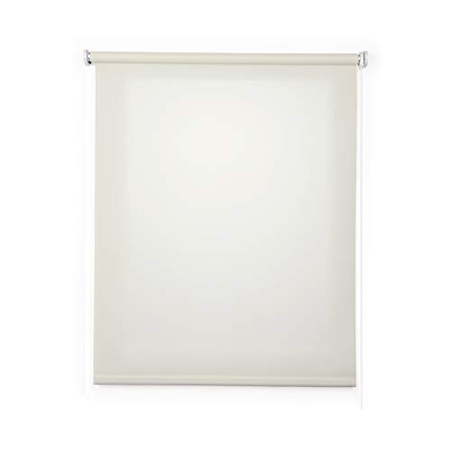 STORESDECO Lichtdurchlässig Rollo, Glatt, Rollo für Fenster und Türen|100 cm x 180 cm, Ekrü von STORESDECO