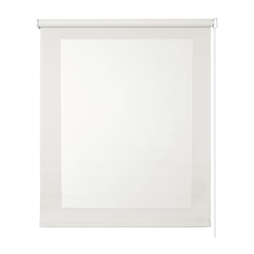 STORESDECO - Screen-Rollo mit technischem Stoff für Türen und Fenster (100 cm x 250 cm, weiß) | Thermo-Isolierung, lichtdurchlässig, bietet Privatsphäre von STORESDECO