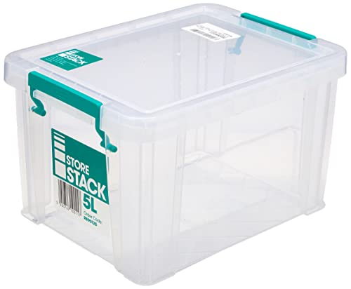 STORESTACK RB90120 Aufbewahrungsbox, 5 l, Breite 260 x 190 x Höhe 150 cm (B x T x H) von STORESTACK