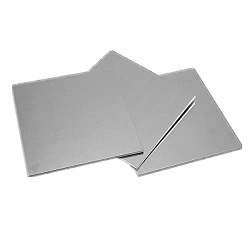 STORKY 1 Stück TA2 Titan Ti Legierung Platte Dicke 0,5 mm - 4 mm Titanplatte 100 x 100 150 x 150 200 x 200 mit hoher Härte Titanplatte (Farbe: 100 x 200 x 2 mm) von STORKY
