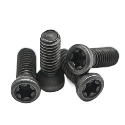 STORKY 20–50 Stück Grad 12,9 CNC-Einsatz-Torx-Schraube M1,6 m1,8 m2 m2,2 m2,5 m3 m3,5 m4 M5 M6 for ersetzt Hartmetalleinsätze CNC-Drehwerkzeug (Color : M3x8 50pcs) von STORKY