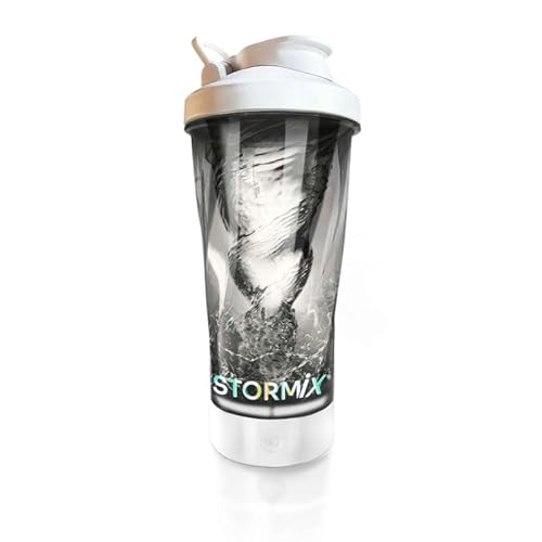 Stormix - Elektrischer Shaker | Hochwertiger Mixer, cremige Textur | Homogene Zubereitung für Proteine, BCAA | Fassungsvermögen 700 ml | Tritan & ABS, BPA-frei | Geringe Geräuschentwicklung von Stormix
