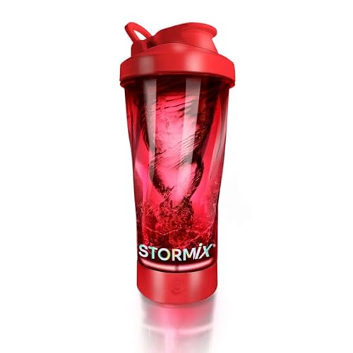 Stormix - Elektrischer Shaker | Hochwertiger Mixer, cremige Textur | Homogene Zubereitung für Proteine, BCAA | Fassungsvermögen 700 ml | Tritan & ABS, BPA-frei | Geringe Geräuschentwicklung von Stormix