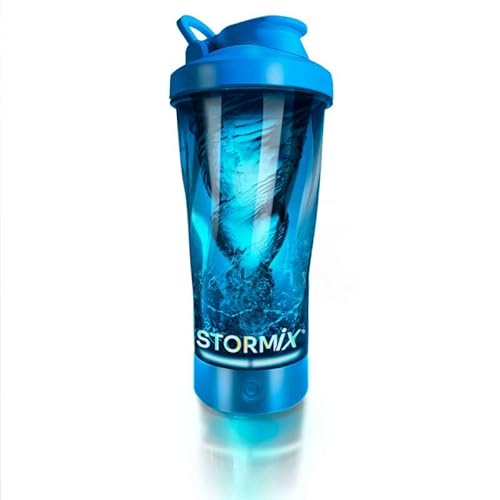 Stormix - Elektrischer Shaker | Hochwertiger Mixer, cremige Textur | Homogene Zubereitung für Proteine, BCAA | Fassungsvermögen 700 ml | Tritan & ABS, BPA-frei | Geringe Geräuschentwicklung von Stormix