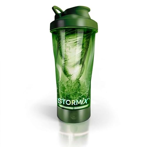 Stormix - Elektrischer Shaker | Hochwertiger Mixer, cremige Textur | Homogene Zubereitung für Proteine, BCAA | Fassungsvermögen 700 ml | Tritan & ABS, BPA-frei | Geringe Geräuschentwicklung von Stormix