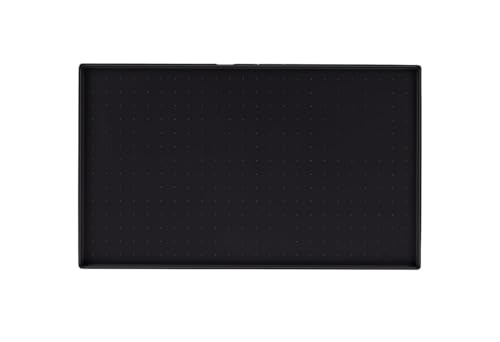 Schuhmatte Abtropfmatte, rutschfest, Abtropfmatte Geschirr, lebensmittelechte Silikonmatte Küche, Unterlage Kaffeemaschine, schwarz, 60 x 40 cm von STOUCLA