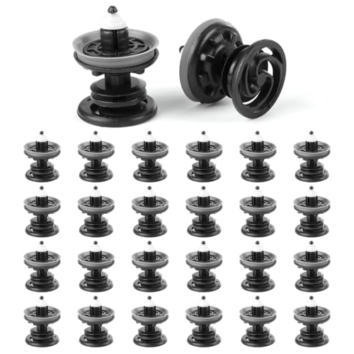 30 Stück Türverkleidung Befestigungsclips 7L6868243, Kunststoff Auto Clips Kompatibel mit VW Golf 5 6 7, Passat, Polo, Skoda, Audi A1 A4 A5 A6, T4 T5, Caddy Ersatzteile für Innenverkleidung von STOUUMOW