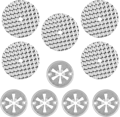 Pack of 20 Heat Protection Plate Repair Kit for Car, Heat Protection Plate (52 Mm) Clamping Discs, Heat Protection Plate (30 Mm), 5 Sets Heat Protection Plate Exhaust Repair Kit Compatible with von STOUUMOW