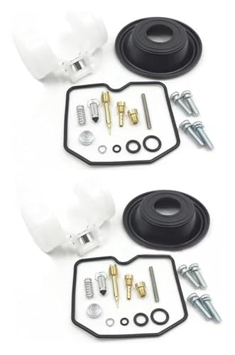 Dichtung aus Gummi Vergaser Für Kawasaki Für Vulcan 500 EN500 EN 500 Reparatur Werkzeug Ersatz Vergaser Reparatur Mit Kolben Membran Kit Ersatzteile Zubehör(2 Set) von STQNXR
