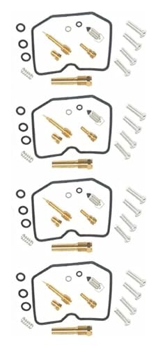 Dichtung aus Gummi Vergaser Für Suzuki GSF650N GSF650S GSF650NA GSF650SA GSF 650 N GSF 650 S GSF 650 NA GSF 650 SA 2004-2005 Zubehör(4 Sets a) von STQNXR