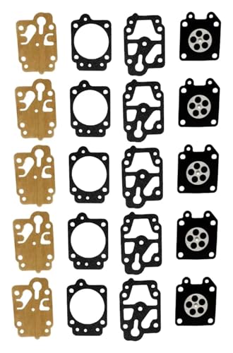 Für 36f 40-5 139f GX35 Trimmer Pinsel Cutter Vergaser Reparatur Dichtungen Membranen Carburador motorrad vergaser reparatursatz(5 set) von STQNXR