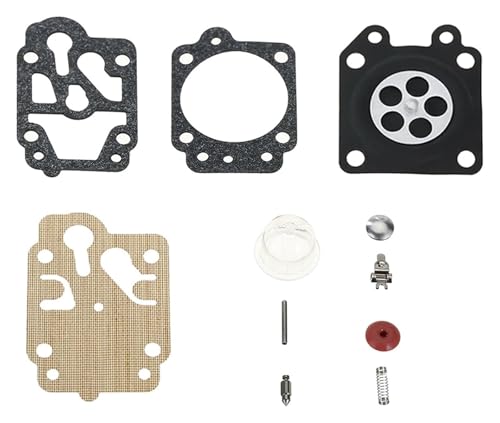 Für Pinsel Für Cutter CG260 CG330 CG430 CG520 43CC 52CC Trimmer Ersatzteile GX35 40-5 Vergaser Reparatur Kits Mit Primer Birne motorrad vergaser reparatursatz(Pack of 10) von STQNXR
