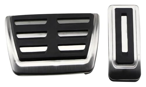 STQNXR Auto Pedal Zubehör Für VW Für Multiva Für Transporter Für T5 T6 T7 at MT Bremse Edelstahl Kein Bohren Pedal Abdeckung Gaspedal Gaspedal Pads(2PCS) von STQNXR