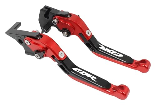STQNXR Bremsen Kupplungshebel Griff Für CBR600RR 2003-2023 CBR1000RR 04-23 CBR250RR 18-21 CBR900RR 92-03 Motorrad Klappbare Ausziehbare Bremskupplungshebel(14) von STQNXR