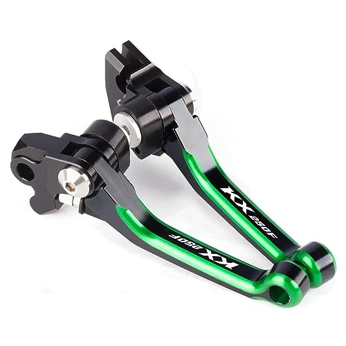 STQNXR Verstellbar Brembeshebel Für Kawasaki KX 65/85/100/125/250/250F/250X KX65 00-21 KX85 KX100 01-21 KX125 KX250 00-08 KX250X 21 KX250F Bremskupplungshebel(KX250F 2013-2018) von STQNXR