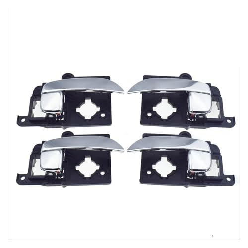 STQNXR innen türgriff Für Hyundai Für Elantra 2007–2010 2.0L Chrom Innen Türgriff Rahmen Vorne Hinten Links Fahrer Rechts Passagier RH Pull(4 Pcs Handle Levers) von STQNXR