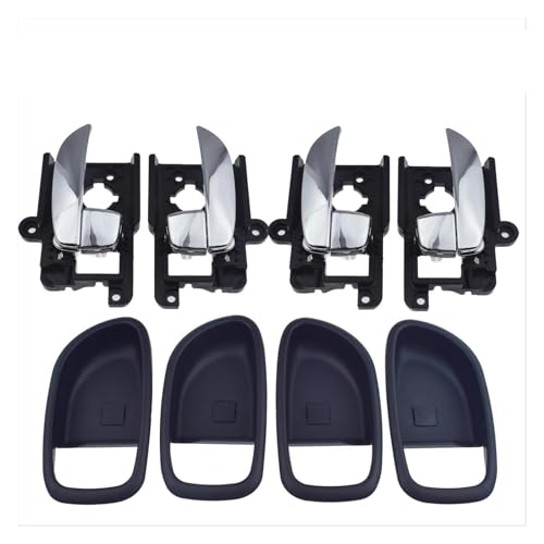 STQNXR innen türgriff Für Hyundai Für Elantra 2007–2010 2.0L Chrom Innen Türgriff Rahmen Vorne Hinten Links Fahrer Rechts Passagier RH Pull(8 Pcs Frames Levers) von STQNXR