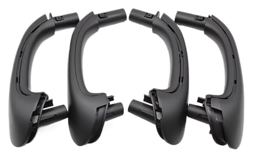 innen türgriff Für B&enz Für W203 Für C-Klasse Limousine 2000-2007 Auto Vorne Links Rechts Innentür Zuggriff Set Ersatz(Black 4pcs Set) von STQNXR