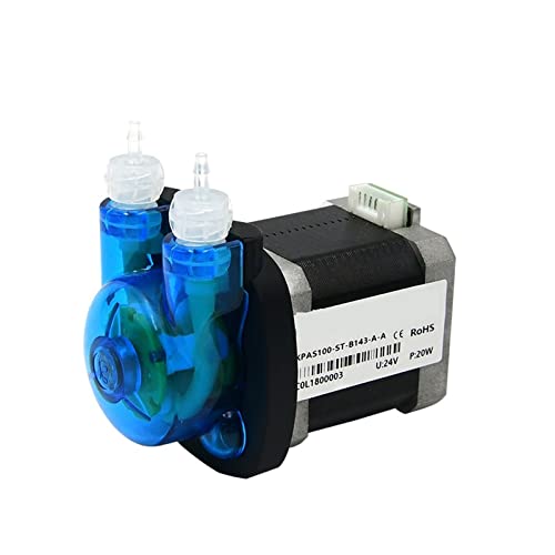 100 Stepper Peristaltikpumpe Peristaltikpumpe S/L Plattentransfer Viskose nichtviskose Flüssigkeit (20–110 ml/min), Zuverlässig und langlebig(B16,Kpas100-st-3 l) von STRAFBRG
