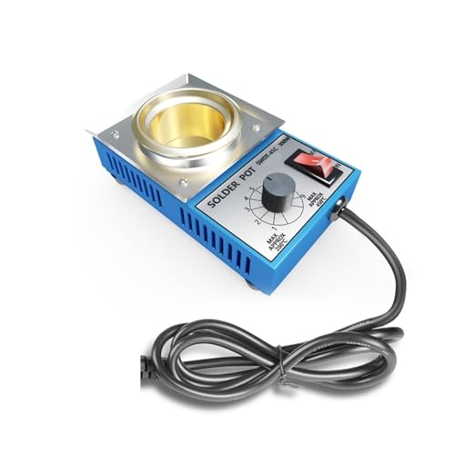 150W/300W Solder Topf Handheld Einstellbare Temperatur Zinn Schmelzofen Tragbare Elektronische Reparatur Schweißen Entlötwerkzeuge, Schnelle Wärmeleitung(21C 150W) von STRAFBRG