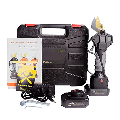 16,8-V-Lithium-Ionen-Akku-Elektro-Gartenschere Effiziente Gartenschere for Obstbaum-Bonsai-Landschaftsbau,Kontrollierter Betrieb(Shears(Case)) von STRAFBRG