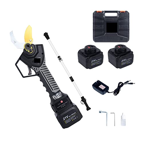 21 V Akku-Gartenschere Lithium-Ionen Progressive Astschere Effiziente Schere Bonsai Elektrische Äste Gartengeräte S40 40 mm,Kontrollierter Betrieb(Only Machine) von STRAFBRG