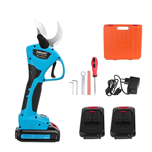 21 V Akku-Lithium-Ionen-Progressive Gartenschere mit Verlängerungsstange Bonsai Electric Tree Branches Garden Tools 40MM Max Cutter,Kontrollierter Betrieb(WS-8605 40MM) von STRAFBRG