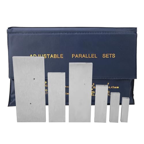 3/8 Parallelblock-Parallelpad-Stahl, Verstellbarer Parallelblocksatz, 3/8~2-1/4 Zoll Einstellbereich For Genaue Messungen,Korrosionsbeständig von STRAFBRG