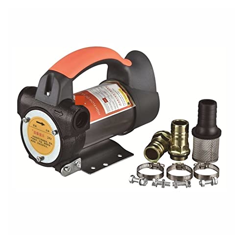 50l/min 12v/24v/220 High Flow Dieselpumpe Selbstbetankungspumpe 12V elektrische automatische Kraftstoffförderpumpe for Pumpen von Diesel, Zuverlässig und langlebig(24V select,220) von STRAFBRG