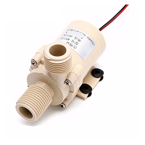 Bürstenlose Umwälzpumpe DC 12 V/24 V, 0-110 Grad Celsius, Solar-/Gas-/Elektro-Warmwasserbereiter, druckbeaufschlagtes Booster-Tauchboot, Zuverlässig und langlebig(24V 6m 12L per min) von STRAFBRG