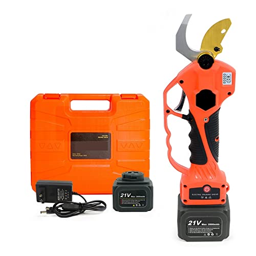 Drahtlose Schere, 21 V, 1,9 m, einziehbare Verlängerungsstange, for Beschneiden von Bonsai und Zweigen von Obstbäumen,Kontrollierter Betrieb(Shears(Case)) von STRAFBRG