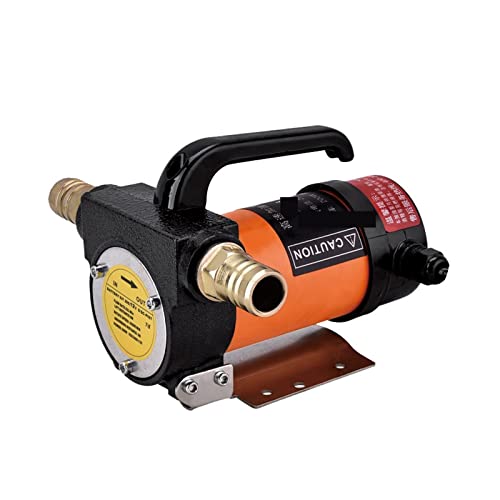 Elektrische Ölpumpe DC 12V / 24V selbstansaugend for Dieselkerosin-Transferbrennstoffölbrunnenpumpe 200W 40L / min vorwärts und rückwärts, Zuverlässig und langlebig(12v) von STRAFBRG