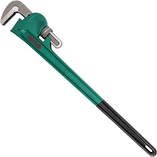 Industrielle Rohrzange Haushalts-Universalschlüssel 36 Zoll 48 Zoll Multifunktions-Klempner-Reparaturwerkzeug Große Maulschlüsselzange,Sicherheitsversicherung(36Inch) von STRAFBRG