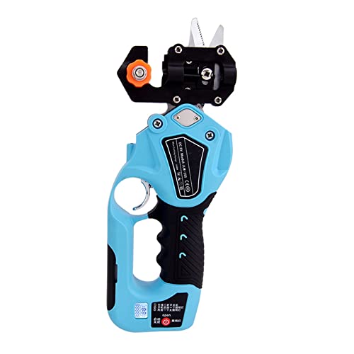 Lithium-Batterie-Pfropfmaschine Pfropfschere Multifunktionale Astschere Sämling Beschneiden und Pfropfen von Zweigen 2 in 1,Kontrollierter Betrieb(Blue) von STRAFBRG