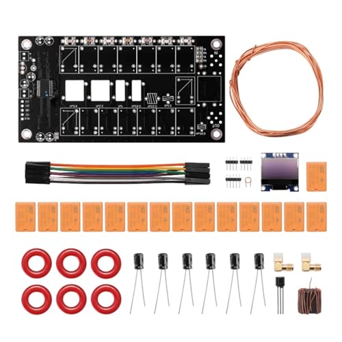 Mini-Antennentuner, 1,8–50 MHz, automatischer Antennentuner + OLED-Firmware programmierter Verstärkerempfänger, Robust und stabil von STRAFBRG