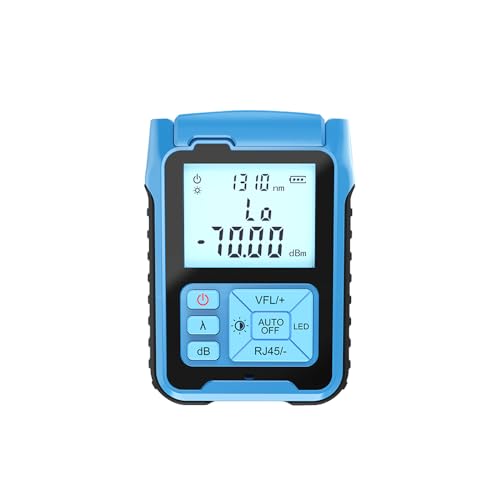 Mini Optical Power Meter Visual Fault Locator Netzwerkkabeltest Glasfasertester 10 MW 30 MW VFL,Maximale Empfindlichkeit(OPM No red light) von STRAFBRG