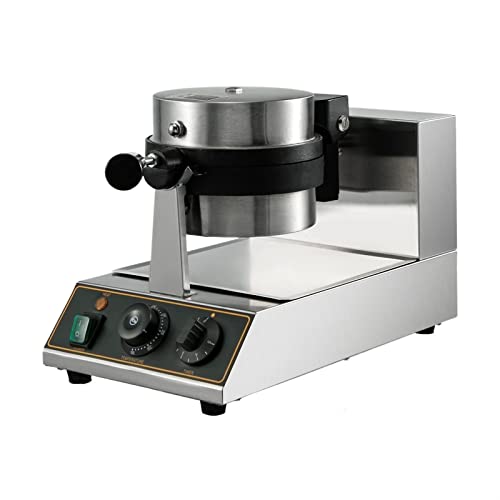 Runder Waffeleisen 1100 W Kommerzieller elektrischer Antihaftofen 180 ° drehbarer doppelseitiger Plattenkuchen-Muffin-Backautomat,Sicherheitsversicherung Runder Waffeleisen 1100 W Kommerzieller elektrischer Antihaftofen 180 ° drehbarer doppelseitiger Plattenkuchen-Muffin-Backautomat,Sicherheitsversicherung von STRAFBRG