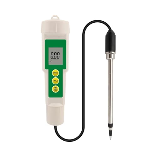 STRAFBRG 3-in-1-Bodenmessrät EC-3185 EC/TDS/CF-Bodentester Digitaler Gartenpflanzen-Bodentemperatur-Leitfähigkeitstester mit Sonde,Verbesserte Präzision STRAFBRG 3-in-1-Bodenmessrät EC-3185 EC/TDS/CF-Bodentester Digitaler Gartenpflanzen-Bodentemperatur-Leitfähigkeitstester mit Sonde,Verbesserte Präzision von STRAFBRG