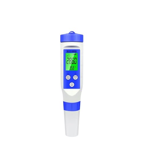 STRAFBRG Blue Tooth 5/2 in 1 PH/EC/TDS/Salzhalt/Temp-Messrät, Smart Online Monitor, APP-Steuerung for Aquarien, Pool-Wasserqualitätsmessrät,Verbesserte Präzision STRAFBRG Blue Tooth 5/2 in 1 PH/EC/TDS/Salzhalt/Temp-Messrät, Smart Online Monitor, APP-Steuerung for Aquarien, Pool-Wasserqualitätsmessrät,Verbesserte Präzision von STRAFBRG