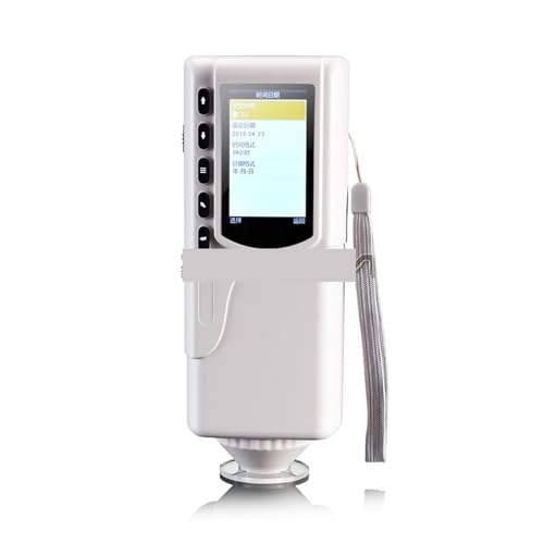 Tragbarer Farbanalysator, SC-10 Digitaler präziser Kolorimeter-Farbsensor, Farbdifferenzmessrät-Tester 4 mm CIE LAB-Anzeimodus,Energieeinsparung von STRAFBRG