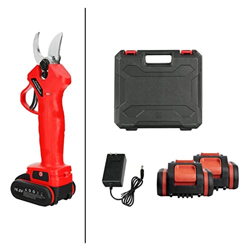 X25 16,8 V Akku-Gartenschere Lithium-Ionen-Astschere Effiziente Obstbaum-Bonsai-Elektro-Astschneider Landschaftsbau,Kontrollierter Betrieb von STRAFBRG